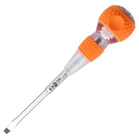 Vessel BALL GRIP Non-Conductive Tang-Thru Screwdriver No.250 -6x100