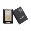 Zippo Windproof Lighter U.S. Air Force Crest Emblem Brushed Chrome