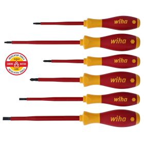 Wiha Insulated SoftFinish Screwdriver Set (6 Piece Set)