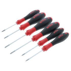 Wiha SoftFinish Cushion Grip Torx Screwdriver Set (6 Piece Set)