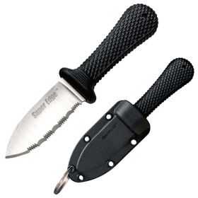 Cold Steel Super Edge Serrated Secure-Ex Sheath Knife Black/Silver