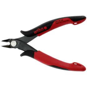 Wiha Precision Electronic Diagonal Cutters Full Flush Wide Pointed Head