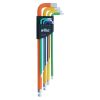 Wiha Ball End Color Coded Hex L-Key Set (9 Piece Set) - Metric