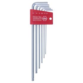 Wiha Metric Ball End Hex L-Key Set - 6 Piece Set