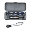 Wiha GoBox TerminatorBlue Impact 1" Bit Set with Mini Ratchet (32 Piece Set)