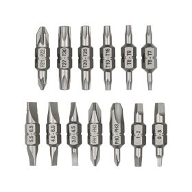 Wiha Wiha Double End Bit Reload Set for Tradesman 26-In-1 Ultra Driver (13 Pack)