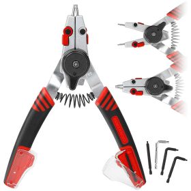 Powerbuilt Combination Switch Internal/External Snap Ring Pliers