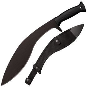 Cold Steel Kukri Plus Machete with 13" Carbon Steel Blade Sheath Black