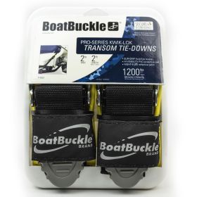 BoatBuckle Pro Series Kwik Lok Transom Tie-Downs (Pair)