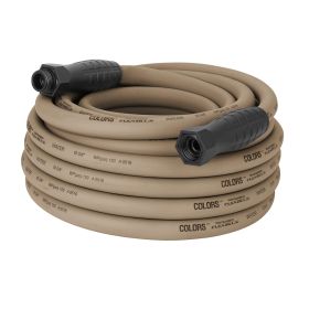 FlexzillaÂ® Colorsâ„¢ SwivelGripÂ® Garden Hose 5/8" x 50' 3/4" - 11 1/2 GHT Fittings Brown Mulch