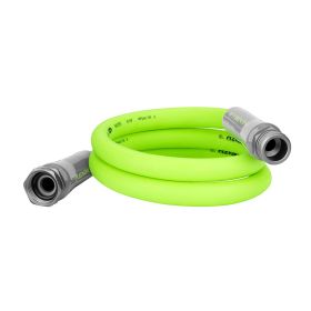 FlexzillaÂ® Garden Lead-in Hose 5/8" x 5' 3/4" - 11 1/2 GHT Fittings ZillaGreenÂ®