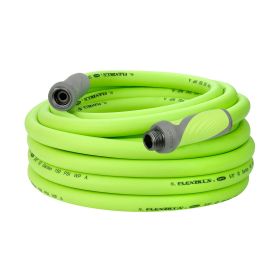 FlexzillaÂ® SwivelGripÂ® Garden Hose 5/8" x 50' 3/4" - 11 1/2 GHT Fittings ZillaGreenÂ®