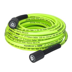 FlexzillaÂ® Pressure Washer Hose 1/4" x 50â€™ 3100 PSI M22 Fittings ZillaGreenÂ®