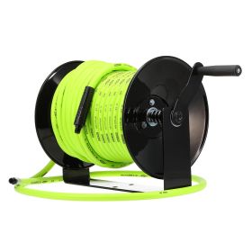 Flexzilla Manual Air Hose Reel Open Face Fixed Heavy-Duty 3/8" x 100'