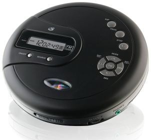 GPX Portable CD Player AntiSkip Protection FM Radio Stereo Earbuds Black