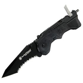 Smith & Wesson 1st Response MAGIC Assisted Opening Liner Lock Folding Knife & Rescue Tool