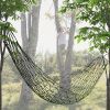 Mesh Rope Hammocks for Outside Sleeping Hammock Nylon Camping Hammock Large Weight Limit Swing Mesh Hammock