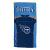 [Personalization Only] OFFICIAL NFL Jersey Personalized Beach Towel - Tennessee Titans