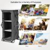 Folding Camping Storage Cabinet with 3 Shelves and Carry Bag